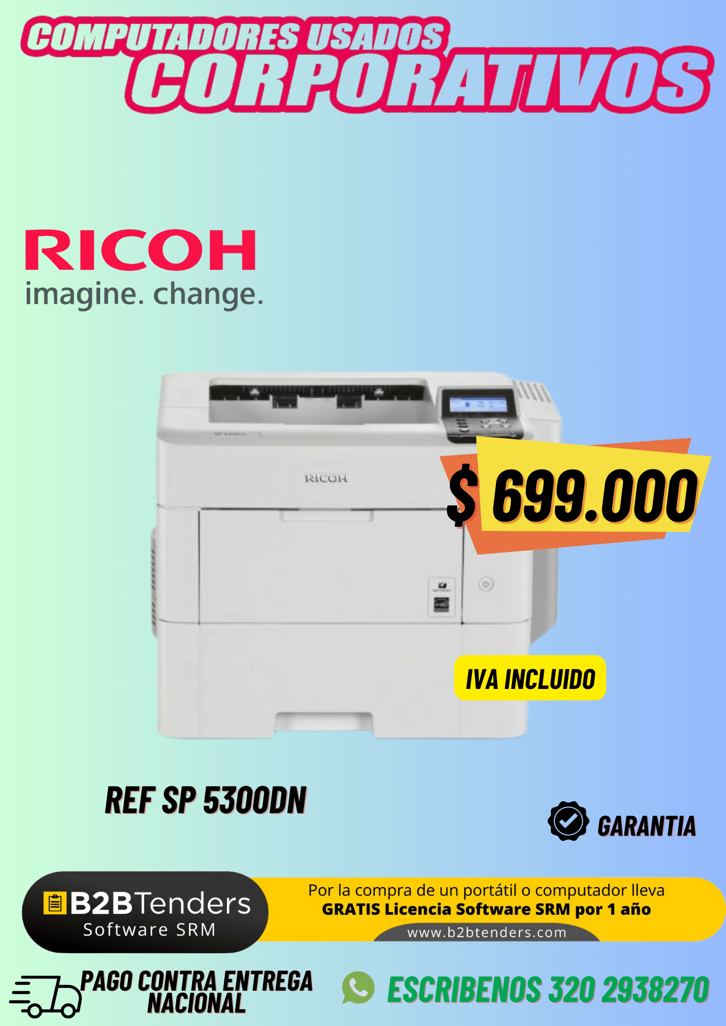 Impresora RicoH SP 5300DN